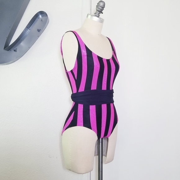 ROSE MARIE REID Vintage 60s One Piece Bathing Suit Swimsuit Size 10 Medium - Picture 8 of 16